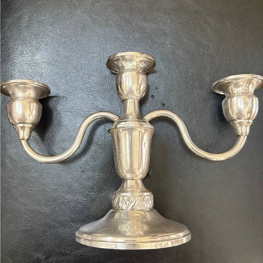 Elegant Silver Candelabra